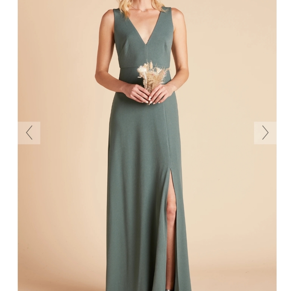 Birdy grey bridesmaid dress - seaglass